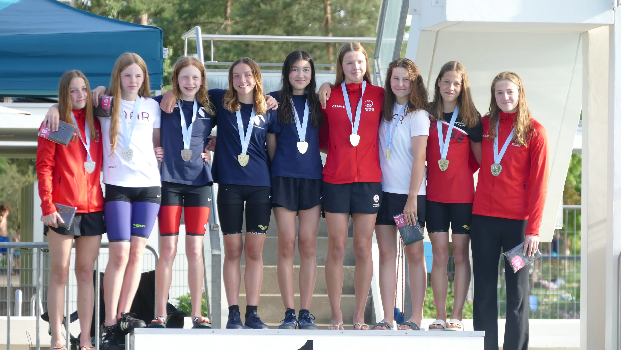 Podium 200m Breast - ALL WINNERS